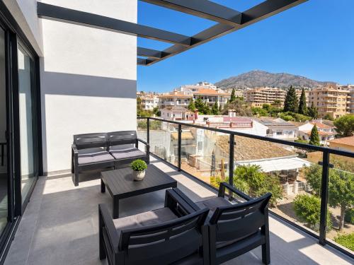 Terraza con zona de descanso · M208